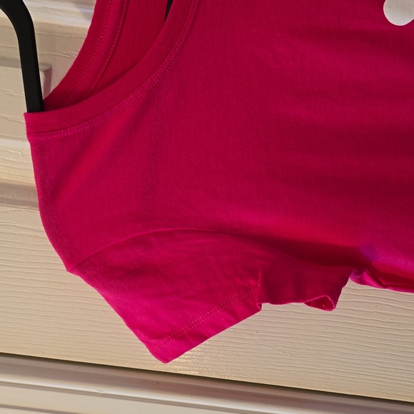 JORDAN BRAND GIRLS PINK SIGNATURE SHORT SLEEVE TEE-SHIRT SIZE LARGE - Picture 4 of 10